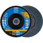 Conical flap disc PFC 180 Z120 PSF SteelOX Pferd Polifan