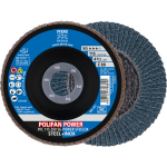 Conical flap disc PFC 115 Z80 SG POWER SteelOX Pferd Polifan