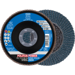 Conical flap disc PFC 115 Z120 SG POWER SteelOX Pferd Polifan