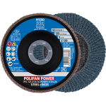 Conical flap disc PFC 125 Z120 SG POWER SteelOX Pferd Polifan