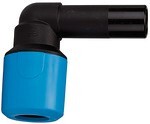 Push-in angle connector SD32, 32 mm spigot Polypropylene PP