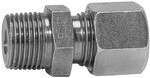 Straight screw-in spigot, conical GE06LR1/4KEG CF, complete Galvanised steel, house brand