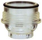 Transparent sieve cup for 100.03 and 100.04