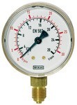 Manometer (argon) AG 1/4", D63 mm, 0-30l/min, verticaal