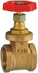 Socket schuifafsluiter Binnendraad 1.1/4", DN32, BL 59,5 mm, max 16 bar Brons, aluminium handwiel