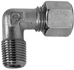 Elbow screw-in spigot, conical WE08LR1/8KEG CF, complete Galvanised steel, house brand