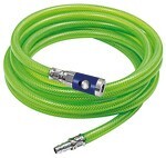 Safety compressed air hose set SD9/15, 5 m, -20°C - +60°C PVC, safety coupling NW7.4