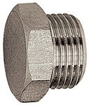 Verschlussschraube AG 1", L=19/13 mm, Außensechskant SW38 Edelstahl A4