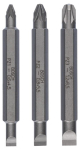 Doppelklingen-Set, 3-tlg, S0,6x4,5, PZ1 S0,8x5,5, PZ2, S1,2x6,5, PZ3, 60 mm Bosch 2.607.001.747