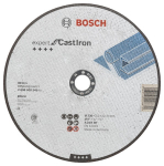 Straight cutting disc AS 24 R 230 mm, 22.23 mm, 3 mm Bosch 2.608.600.546 Expert for Cast Iron