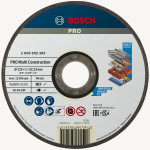 Straight cutting disc ACS 60 V BF 125 mm, 22.23 mm, 1.0 Bosch Rapido Multi Construction