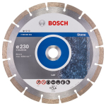 Diamond cutting disc 230x22.23x2.3x10 mm Bosch 2.608.602.601 Standard for Stone