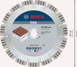 Diamond cutting disc 230x22.23x2.4x15 mm Bosch 2.608.602.683 Best for Abrasive