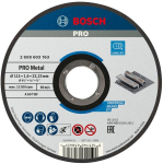 Straight cutting disc A 60 T BF 115 mm, 22.23 mm, 1.6 mm Bosch 2.608.603.163 Standard for Metal