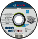 Straight cutting disc WA 60 T BF 115 mm, 22.23 mm, 1.6 mm Bosch 2.608.603.170 Standard for Inox