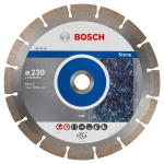 Diamond cutting disc 230x22.23x2.3x10 mm Bosch 2.608.603.238 Standard for Stone