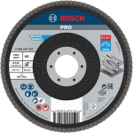 Fächerschleifscheibe X571 125 mm, 60, gerade, Glasgewebeteller Bosch 2.608.607.327 Best for Metal