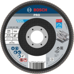 Fächerschleifscheibe X571 125 mm, 120, gerade, Glasgewebeteller Bosch 2.608.607.329 Best for Metal