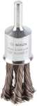 Pinselbürste, Edelstahl, gezopfter Draht 0,35 mm, 19 mm, 4500 U/ min Bosch 2.608.622.129