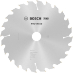 Cirkelzaagblad voor handcirkelzagen 235x30/25x2,8 mm, 24 Bosch 2.608.640.725 Optiline Hout