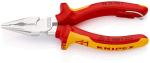 Pointed combination pliers with eyelet Lges=145 mm, chrome-plated, MK-sleeve Knipex 08 26 145 T