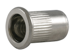 Blind rivet nut, A2 FK, knurled M 6 mm, clamping range 3.0-5.0 Stainless steel, VVG, EFM-R