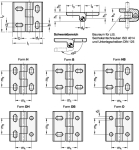 Scharnier GN 235-NI-55-55-HB-GS Edelstahl