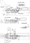 Verschluß-Spanner GN 851.3-160-T6-A4 Edelstahl A4