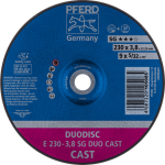 Combination disc E 230-3.8 SG DUO CAST Pferd Duodisc