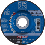 Roughing disc E 115-4.1 CERAMIC SGP SteelOX Pferd