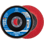 Conical flap disc Polifan PFC 115 CO-FREEZE 50 SG Inox Pferd