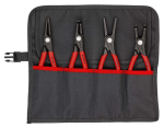 Sicherungsringzangen-Satz 4-teilig in Rolltasche Knipex 00 19 57 V01