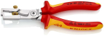 Cable shears with stripping function VDE 180 mm, chrome-plated, MK handle Knipex 13 66 180