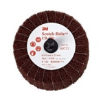 Flap brush Scotch Brite CB-ZR D.63mm K.80 fine W.32mm red 3M