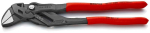 Pliers spanner L=250 mm, black atramentised, SW 52 mm Plastic cover, Knipex