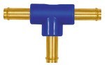 T-hose connection piece for Hose LW 3 mm brass/POM