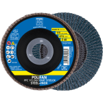 Conical flap disc PFC 115 Z 40 Z-BOX Pferd Polifan