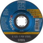 Roughing disc E 125-7 PSF Steel/X-LOCK Pferd