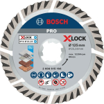 Diamanttrennscheibe Standard for Universal, 125 mm Bosch X-LOCK