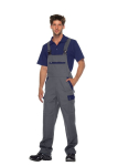 Latzhose Gr.64, dunkelgrau-dunkelblau, MG305 BP 1844 Workwear