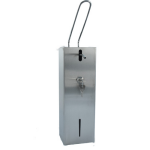 Disinfectant dispenser stainless steel 1000 ml capacity H310xW100xD80mm