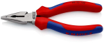 Puntige combinatietang 145 mm, verchroomd, MK-handgreep Knipex 08 22 145