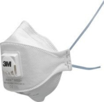 Respirator fine dust mask SB single pack FFP2NRD, cool-flow exhalation valve 3M 9322+BV