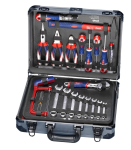 Tool case 129 pieces in aluminium case KWB