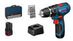 Cordless impact drill GSB 12V-15 2x2.0 Ah+ accessories bag Bosch 0.601.9B6.90K