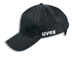 Bump cap 52 to 54 cm, EN 812, black UVEX u-cap sport