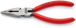 Pointed combination pliers 145 mm, polished head, dip-insulated Knipex 08 21 145