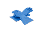 Handschuhe Chemikalienschutz Gr.9 L=400 mm, blau, Nitril G6500