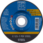 Roughing disc E 125-7 PSF Steel (PU=5 pcs.) Pferd