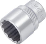 Dopsleutel dubbele zeskant 3/8" SW 18 mm L=31,5 mm verchroomd Hazet 880Z-18